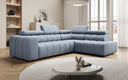 Designer Ecksofa Aurora mit elektrischer Schlaffunktion
