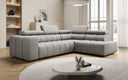 Designer Ecksofa Aurora mit elektrischer Schlaffunktion