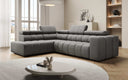 Designer Ecksofa Aurora mit elektrischer Schlaffunktion