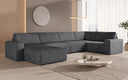Modulare Sofalandschaft U Yuma aus Cord