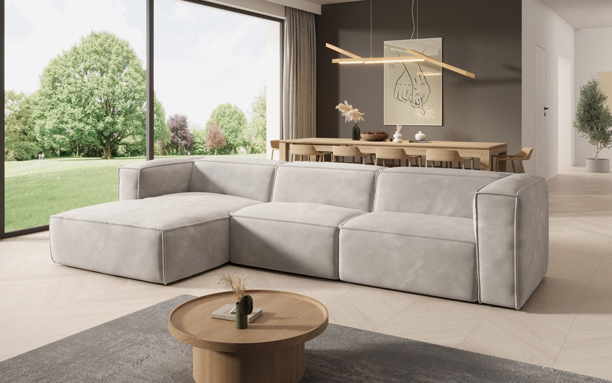 Designer Sofa Comfy in Samt