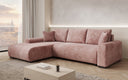 Designer Ecksofa Hanna mit Schlaffunktion und Stauraum