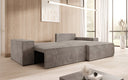 Designer Ecksofa Corino in Cord mit Schlaf- und Klappfunktion