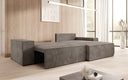 Designer Ecksofa Corino in Cord mit Schlaf- und Klappfunktion