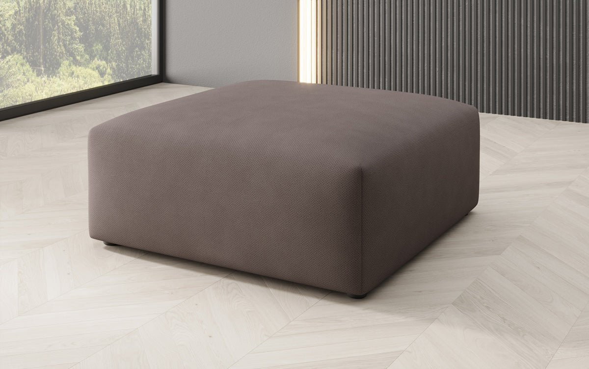 Beistellhocker 80 cm Snug aus Stoff