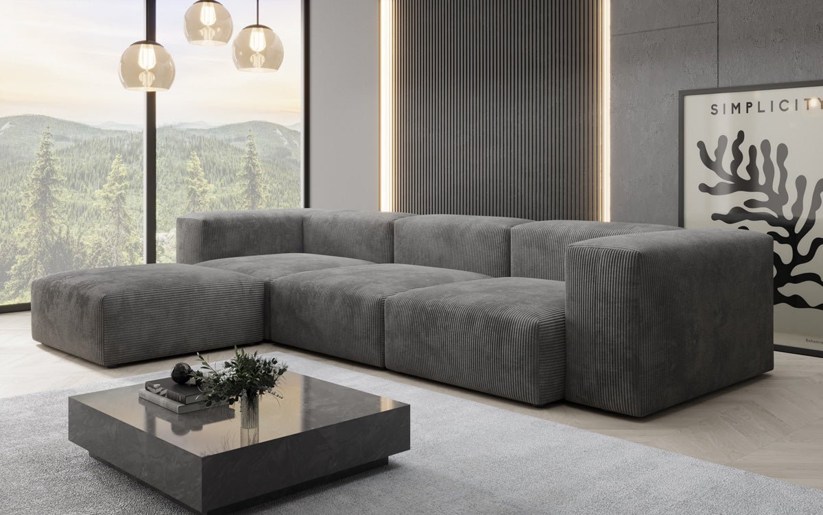 Designer Sofa Snug in Cord