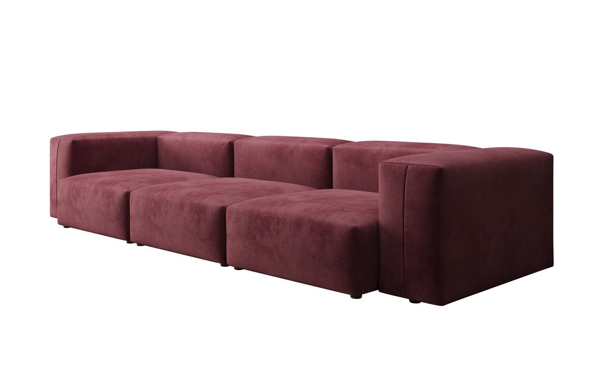 Designer 3 Sitzer Sofa Snug in Samt