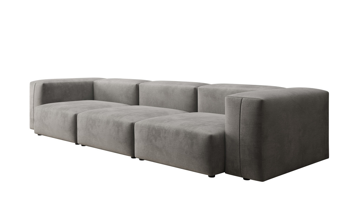 Designer 3 Sitzer Sofa Snug in Samt