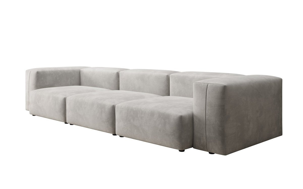 Designer 3 Sitzer Sofa Snug in Samt