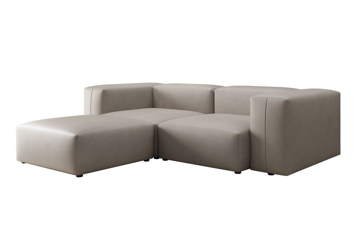 Designer L Sofa Snug Mini in Echtleder