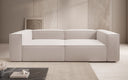 Designer Sofa Lesley 3 Sitzer in Strukturstoff