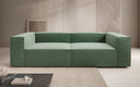 Designer Sofa Lesley 3 Sitzer in Strukturstoff