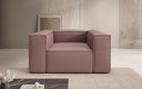 Designer Sofa-Sessel Lesley in Stoff