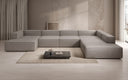 Designer Sofa Lesley U XXL in Echtleder