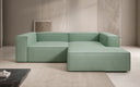 Designer Ecksofa Lesley Mini in Echtleder