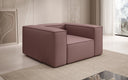 Designer Sofa-Sessel Lesley in Stoff