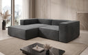 Designer Ecksofa Lesley Mini in Samt