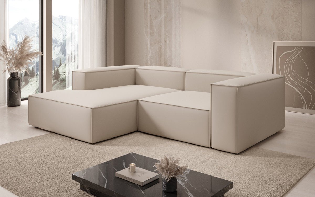 Designer Sofa Lesley L Mini in Stoff