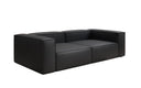 Designer Sofa Lesley 3 Sitzer in Echtleder