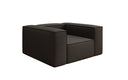Designer Sofa-Sessel Lesley in Stoff