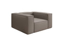 Designer Sofa-Sessel Lesley in Stoff