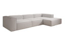 Designer Ecksofa Lesley in Echtleder
