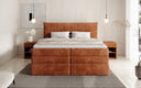 Boxspringbett Stella mit Stauraum in Cord