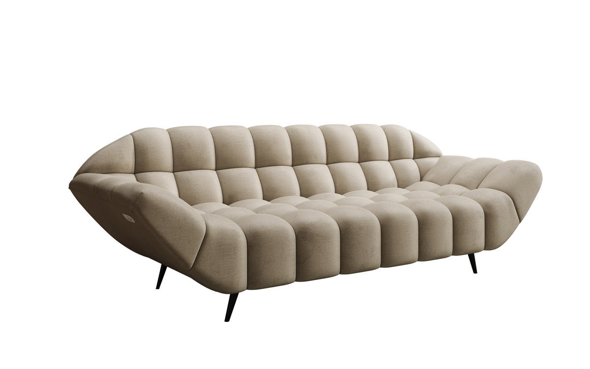 Designer 3 Sitzer Sofa Amora in Samt