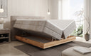 Holzbett/Boxspringbett Nero mit Stauraum in Cord