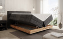 Holzbett/Boxspringbett Nero mit Stauraum in Cord