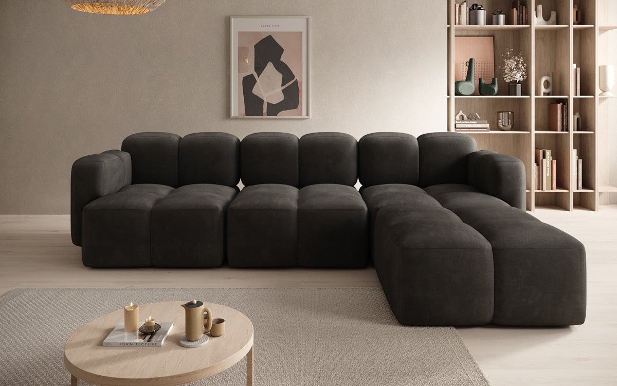 Designer L Sofa Celly in Samt