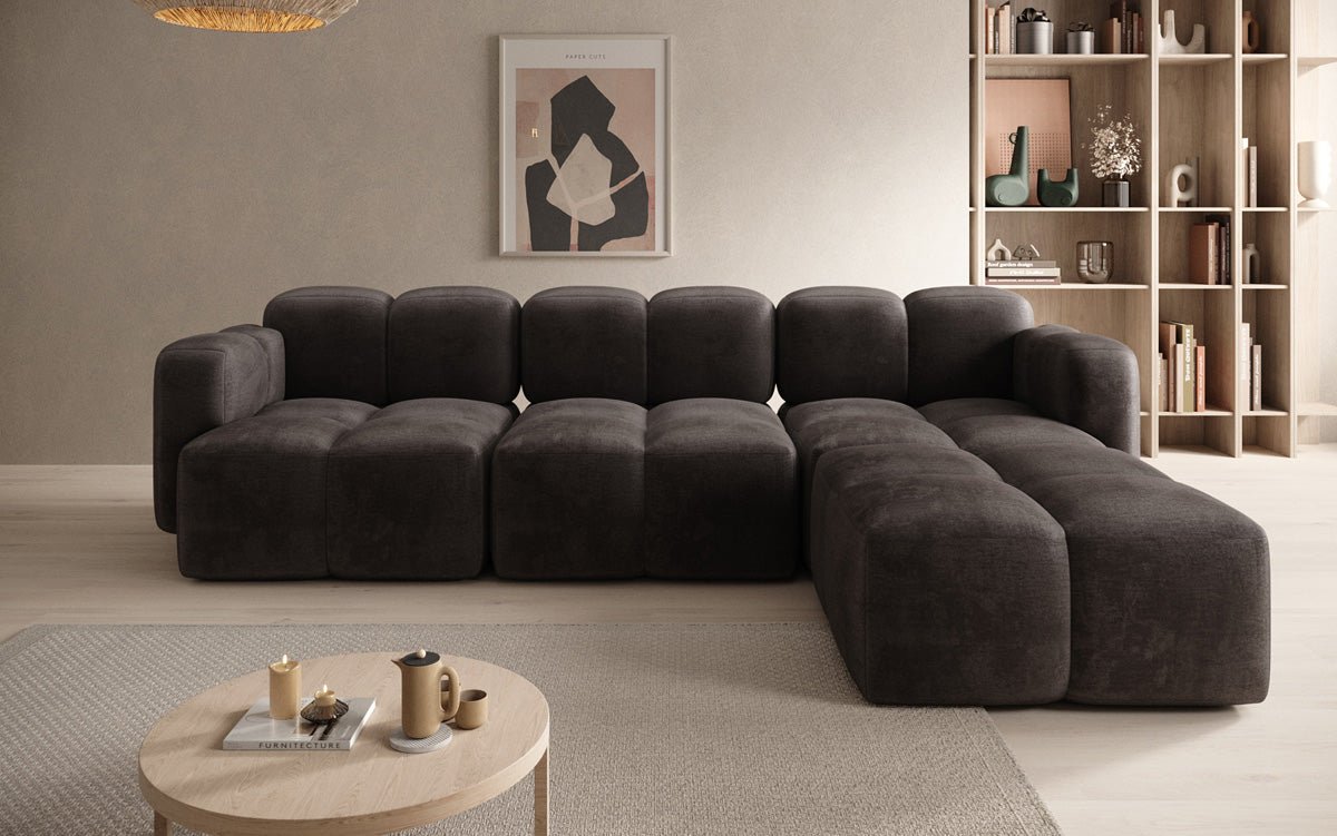 Designer L Sofa Celly in Samt