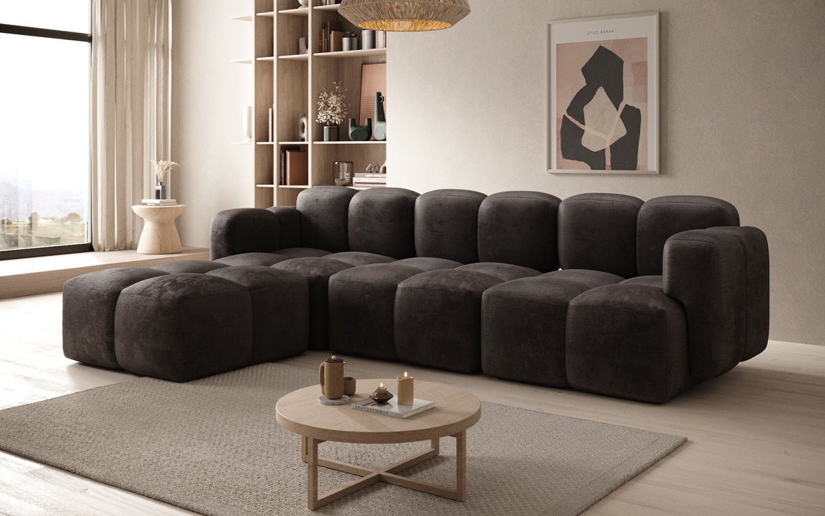 Designer L Sofa Celly in Samt