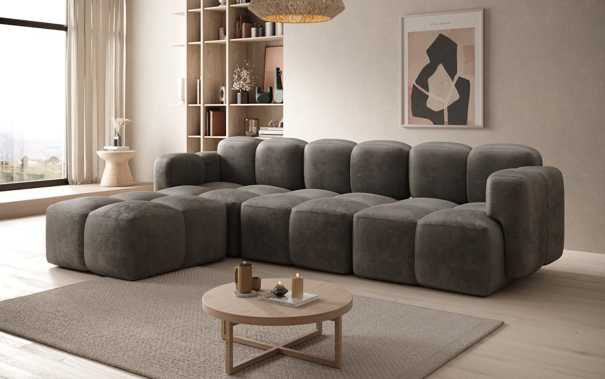 Designer L Sofa Celly in Samt