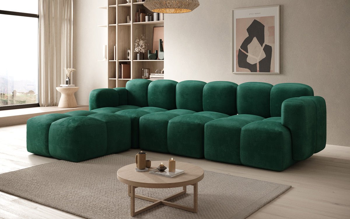 Designer L Sofa Celly in Samt