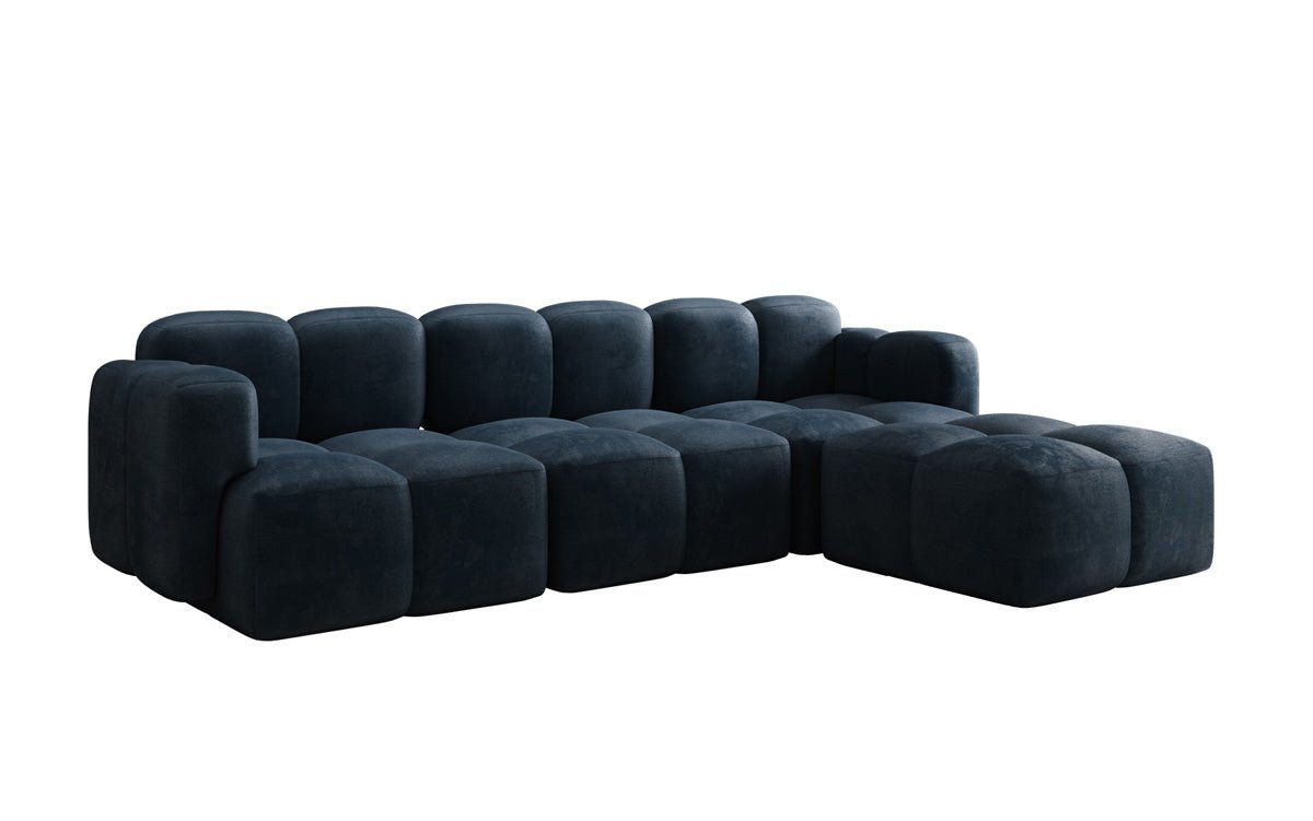 Designer L Sofa Celly in Samt