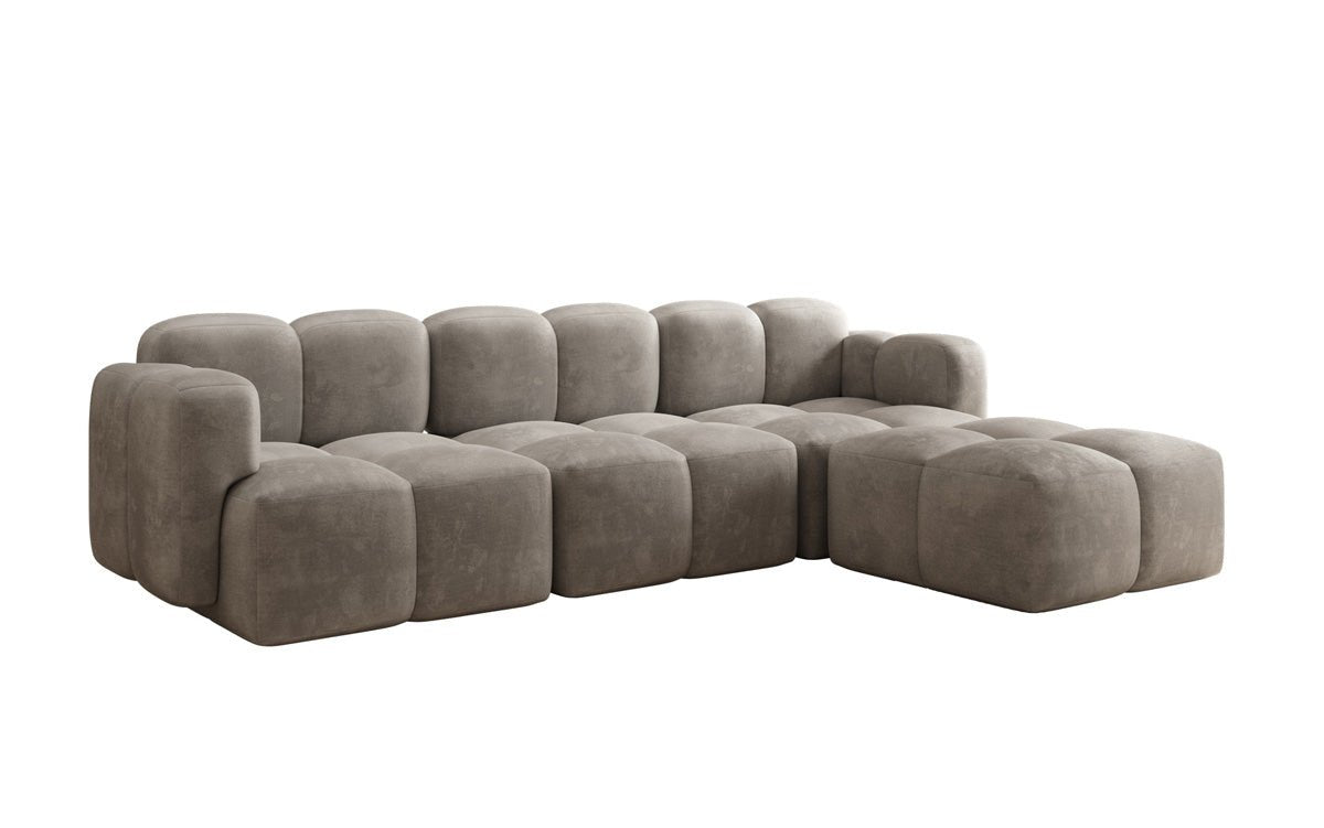 Designer L Sofa Celly in Samt