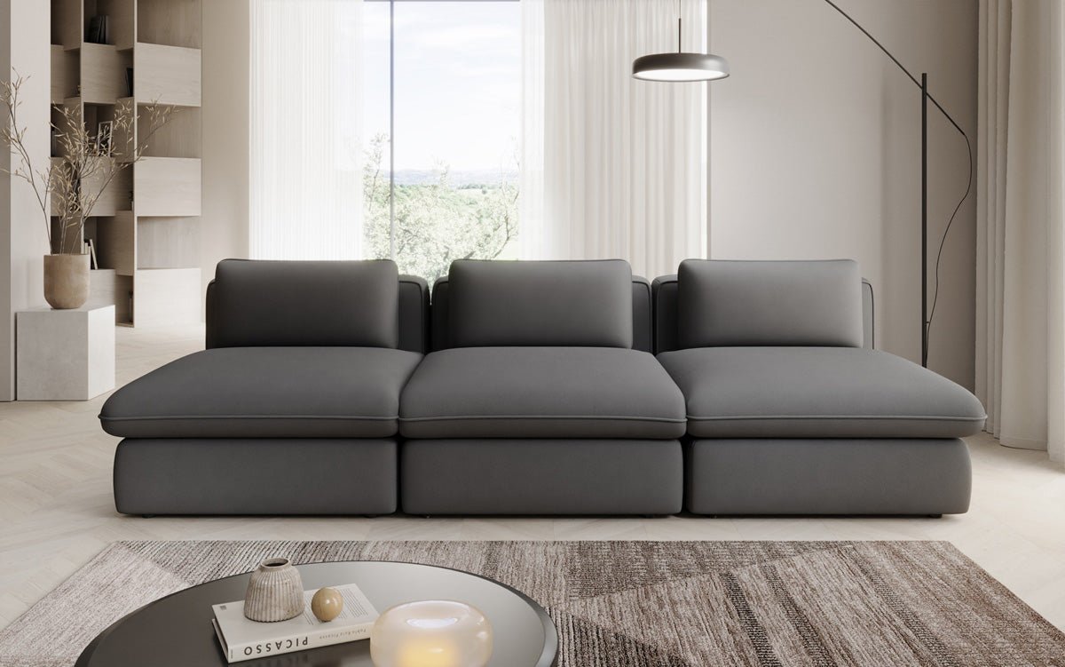 Designer Sofa Cuddle 3 Sitzer in Stoff