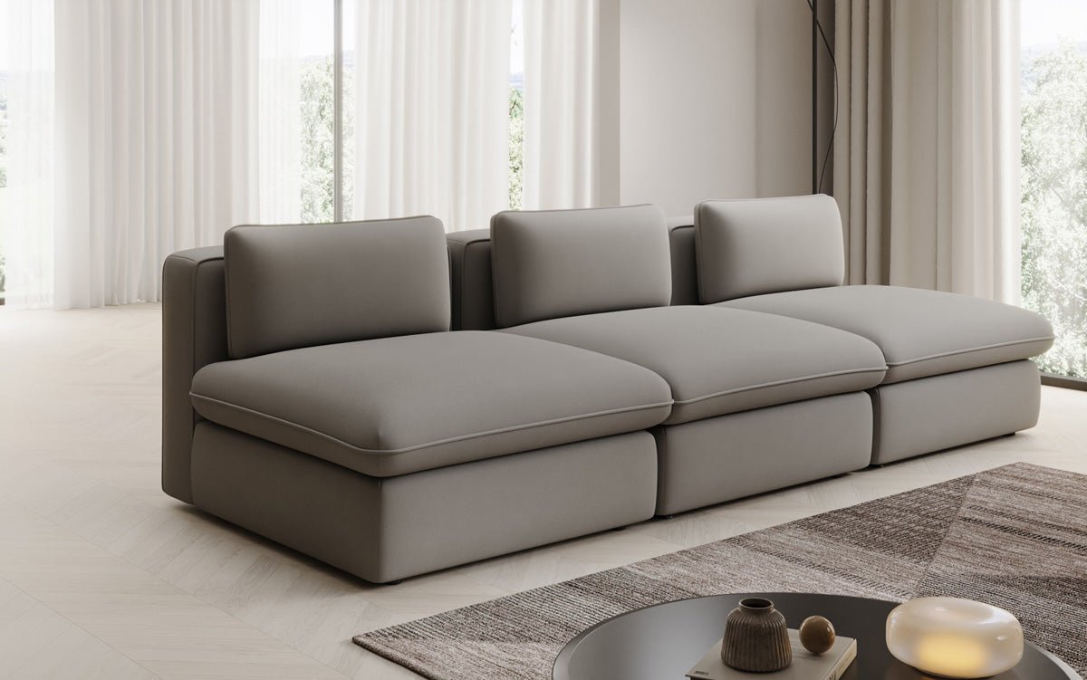 Designer Sofa Cuddle 3 Sitzer in Stoff
