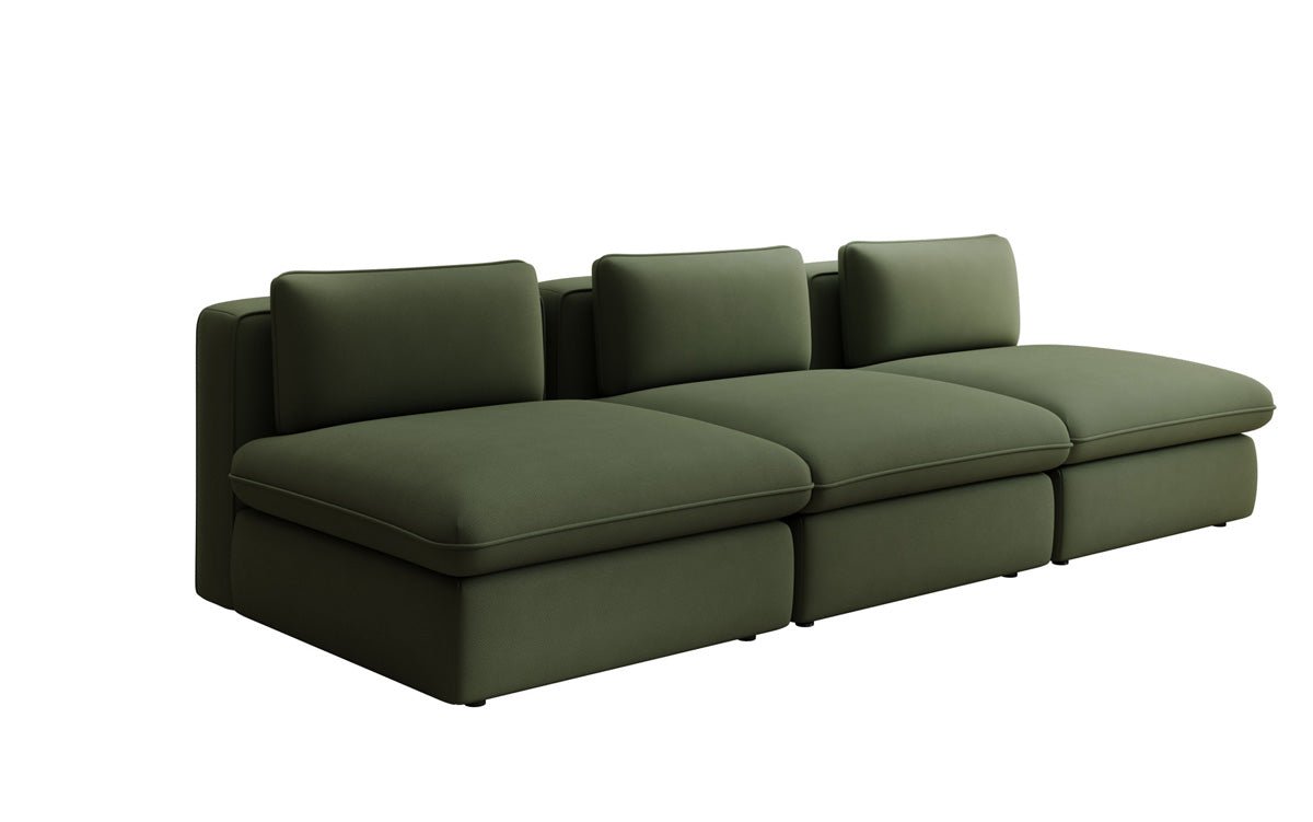 Designer Sofa Cuddle 3 Sitzer in Stoff