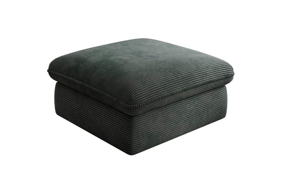 Beistellhocker Cuddle in Cord 90x90cm
