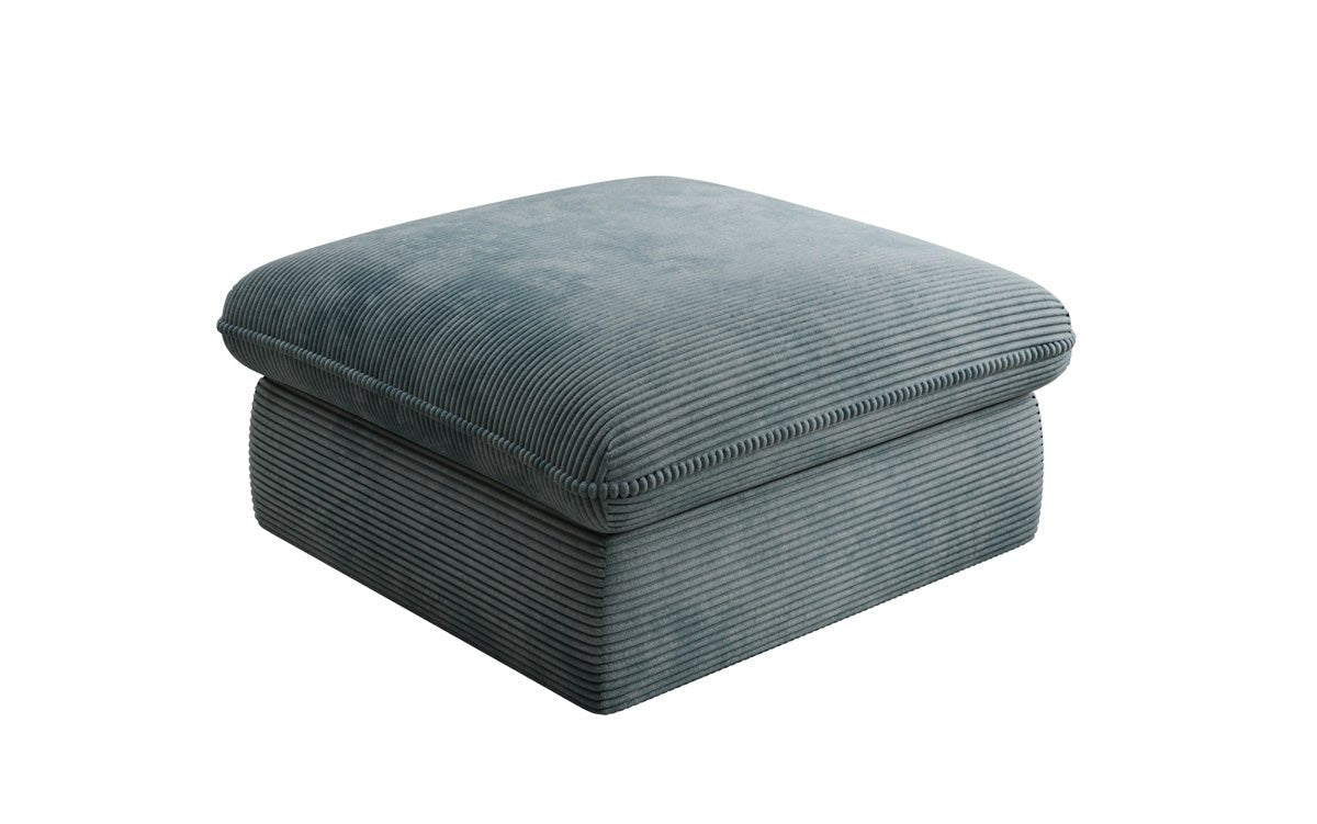 Beistellhocker Cuddle in Cord 90x90cm