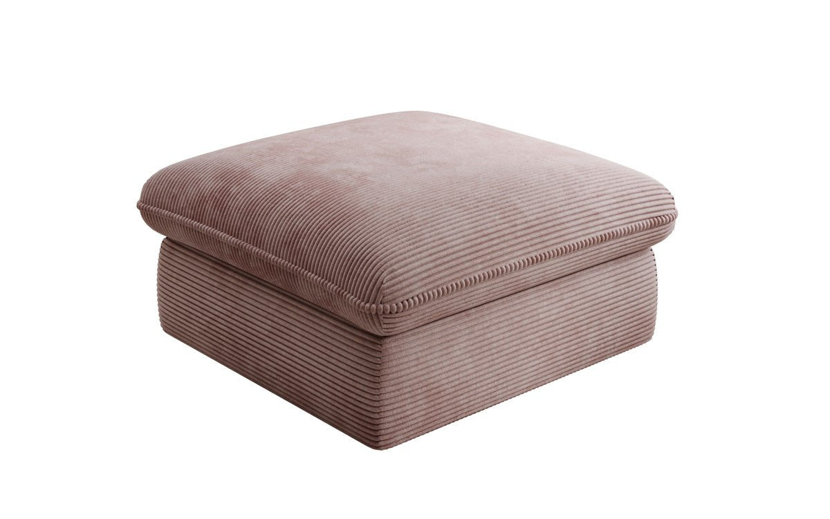 Beistellhocker Cuddle in Cord 90x90cm