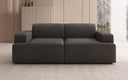 Designer 2 Sitzer Sofa Monza  in Samt