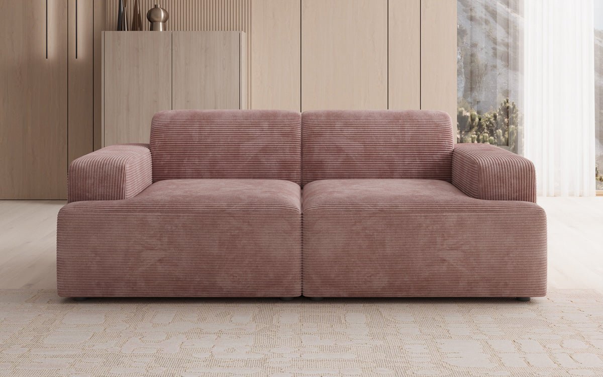 Designer 2 Sitzer Sofa Monza  in Cord