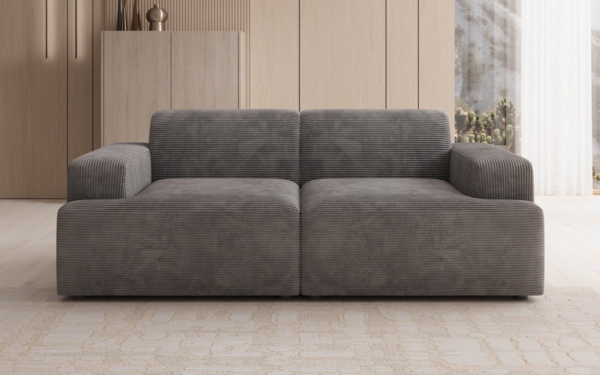 Designer 2 Sitzer Sofa Monza  in Cord