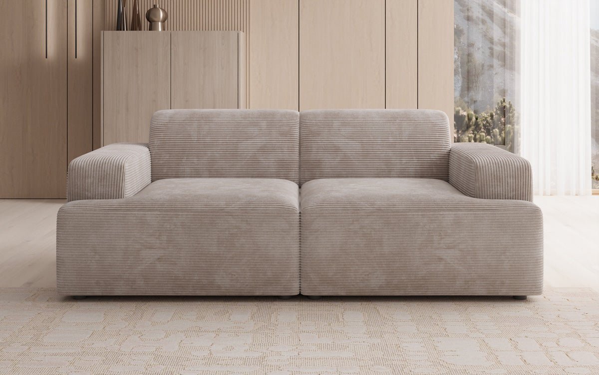 Designer 2 Sitzer Sofa Monza  in Cord