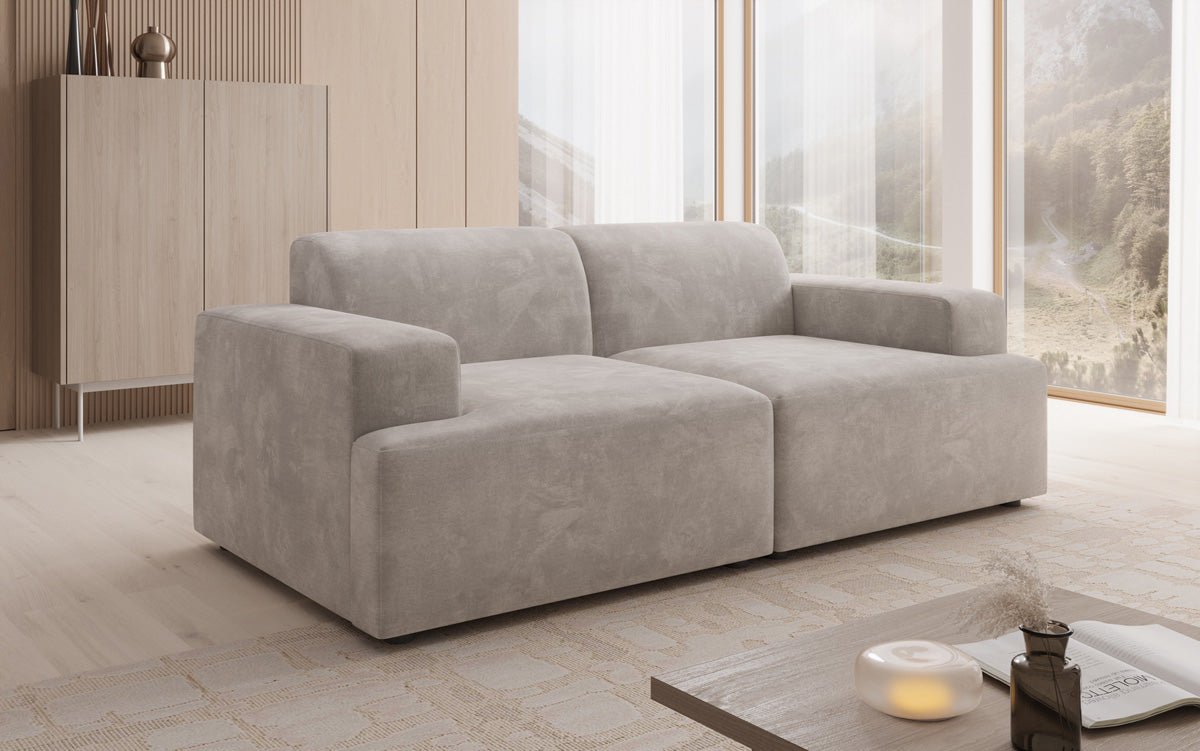 Designer 2 Sitzer Sofa Monza  in Samt