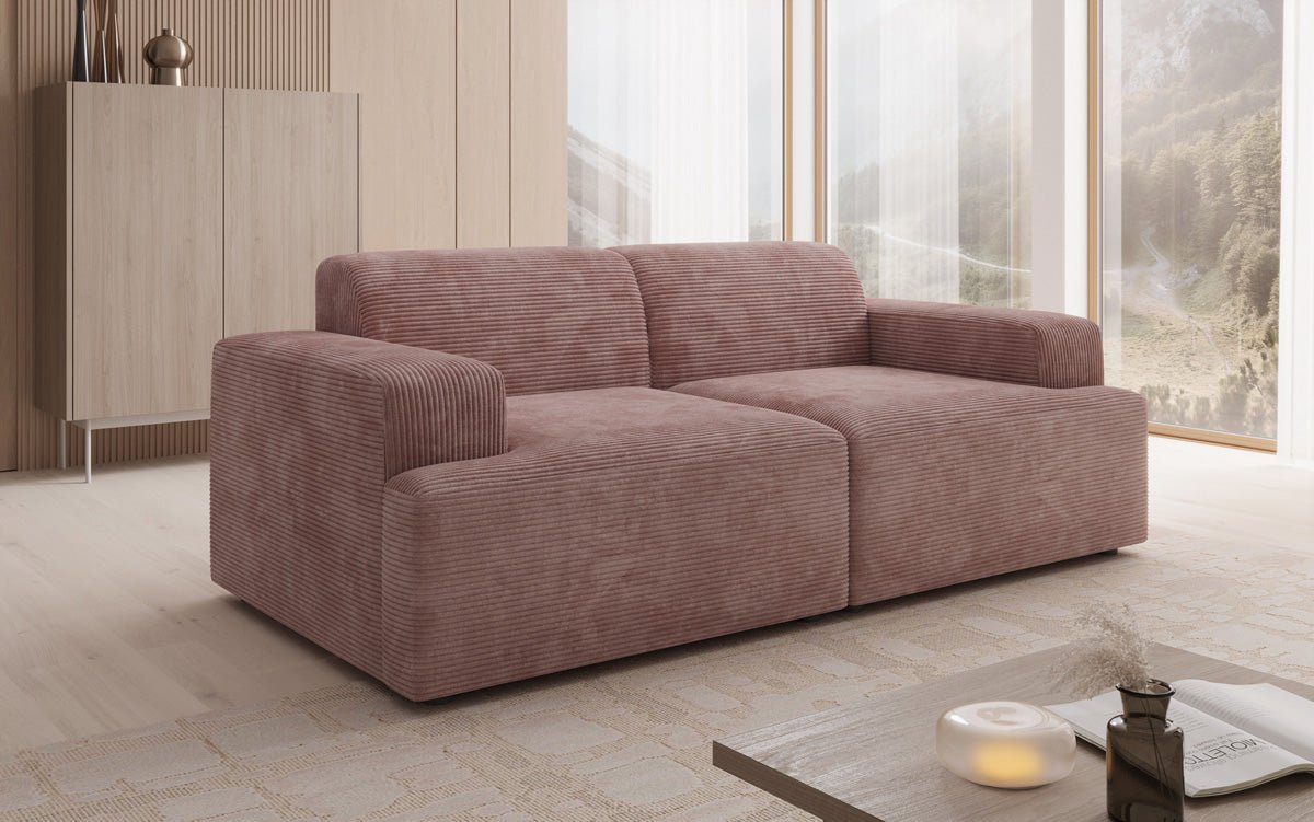 Designer 2 Sitzer Sofa Monza  in Cord