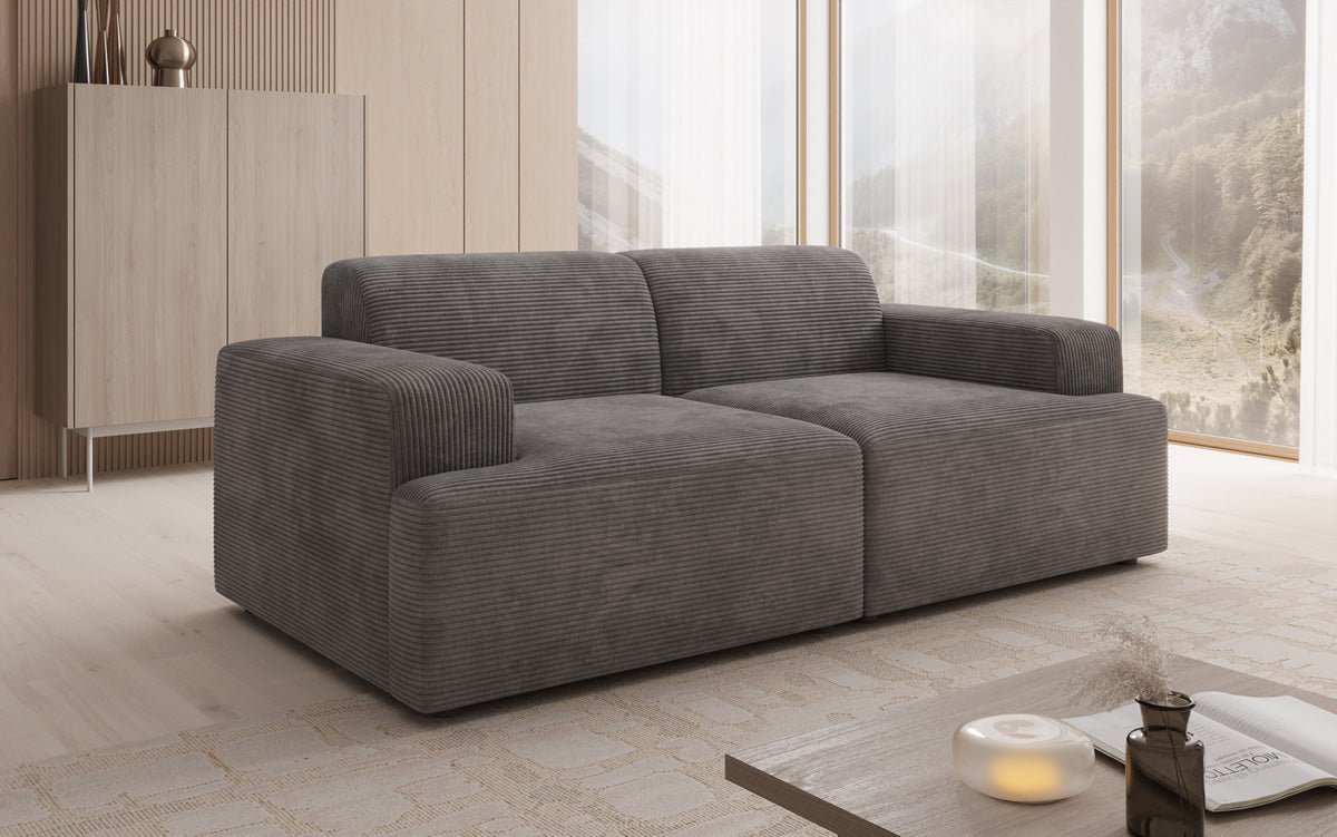 Designer 2 Sitzer Sofa Monza  in Cord